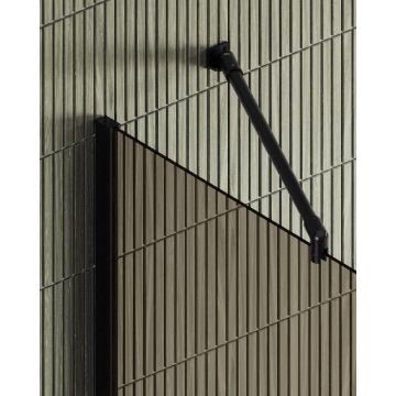 Душевая перегородка Maybahglass (Майбахгласс) в широком профиле 1950х790 мм, Стекло 8 мм Бронза MGD-696-6ш