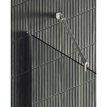 Душевая перегородка Maybahglass (Майбахгласс) в широком профиле 1950х890 мм, Стекло 8 мм Бесцветное MGD-689-5ш