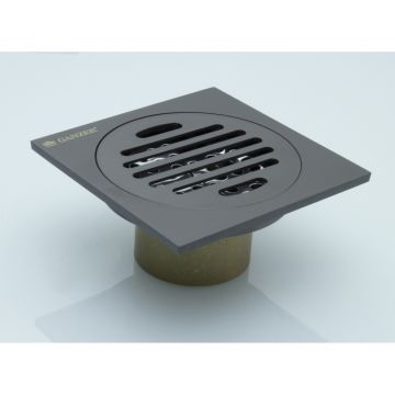 Трап для душа Ganzer (Гензер) T001-Q прямой 10х10 см, графит