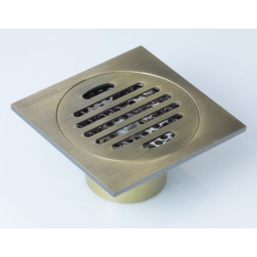 Трап для душа Ganzer (Гензер) T001-D прямой 10х10 см, бронза