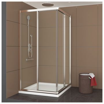 Душевой уголок Артемис Alope 90x90 см, профиль хром, 6.945.000.0230.090.10.88, Artemis