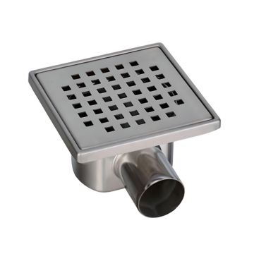 Трап душевой Vieir (Виеир) VER15B угловой 15х15 см, хром