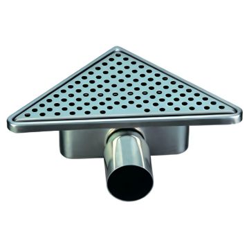 Трап душевой Vieir (Виеир) VER20J с сухим затвором 19х19 см, хром