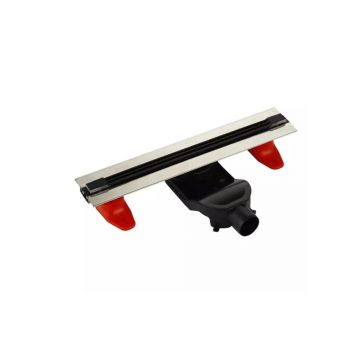 Трап душевой Vieir (Виеир) DL50Q-G с гидрозатвором, графит