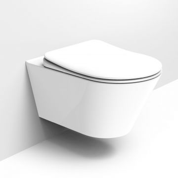 Унитаз подвесной безободковый Creto (Крето) Logan L3 белый 1003-001-L3W