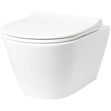 Унитаз подвесной безободковый Creto (Крето) Logan L3 белый 1003-001-L3W