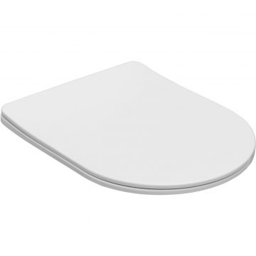 Унитаз подвесной безободковый Creto (Крето) Logan L5 1005-001-L1W с крышкой-сиденьем микролифт, белый