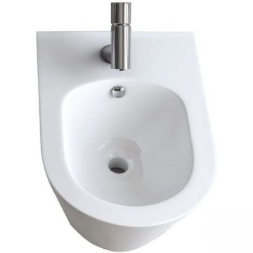 Биде подвесное безободковое Creto (Крето) Logan L3 белое 1003-003-L3W