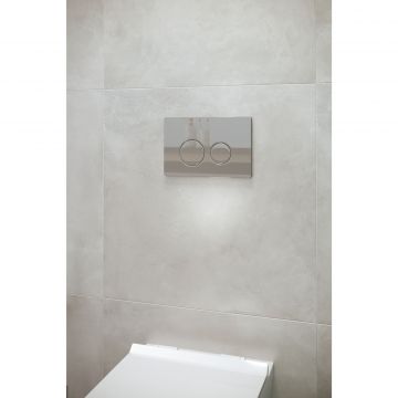 Клавиша смыва Creto (Крето) Snap 1.1 для унитаза, глянцевый хром KL-CR-1.1-CH