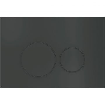 Клавиша смыва Creto (Крето) Snap 1.3 для унитаза, черная матовая KL-CR-1.3-BL