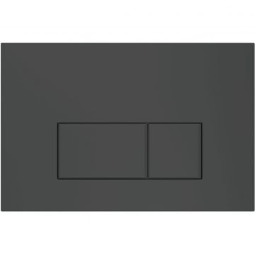 Клавиша смыва Creto (Крето) Snap 1.7 для унитаза, черная матовая KL-CR-1.7-BM