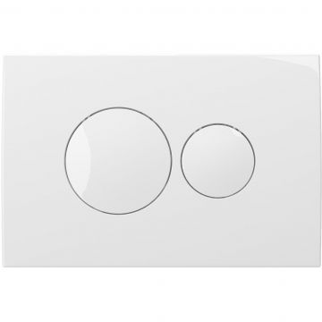 Кнопка смыва для инсталляции Creto (Крето) Snap 2.0 KL-CR-751-0 белый глянцевый