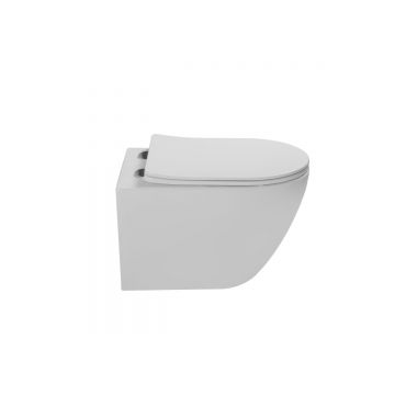 Унитаз подвесной Vincea (Винчея) Globo VT1-14T Tornado, цвет белый, ультратонкое soft-close сиденье