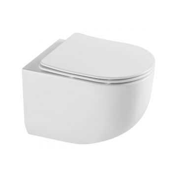 Унитаз подвесной Vincea (Винчея) Globo VT1-52T Tornado, цвет белый, ультратонкое soft-close сиденье