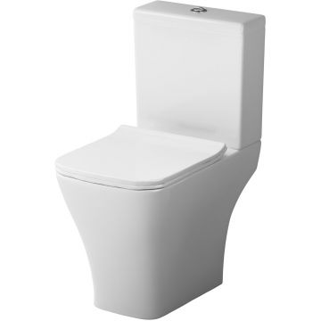 Унитаз-компакт Damixa Titan, безободковый, с сиденьем микролифт, белый, DX78C8600SC Унитаз-компакт Damixa Titan, безободковый, с сиденьем микролифт, белый, DX78C8600SC