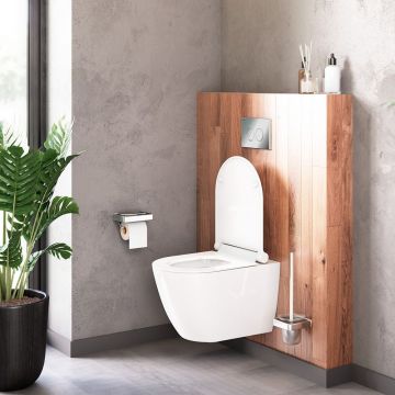 Подвесной унитаз Damixa (Дамикса) Apollo без ободка, с сиденьем микролифт, белый, DX22C1700SC