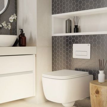 Клавиша смыва Iddis Profix Air, пневматическая, глянцевый белый,  PRA10W0i77