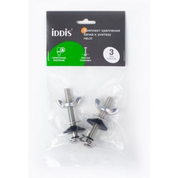 Комплект крепления бачка к унитазу Iddis (Иддис), нержавеющая сталь, 2 шт, M8x70, 907M8702SK