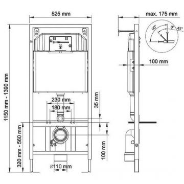 Комплект Berges (Бергес) для монтажа подвесного унитаза: инсталляция Floe S, кнопка S5 черная SoftTouch, FLOE S сиденье дюропласт Floe S Slim SO, микролифт, быстросъем 043304