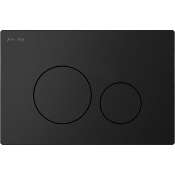 Клавиша пневматическая AM.PM (АМ.ПМ) Pro L, пластик, черный матовый, I049038