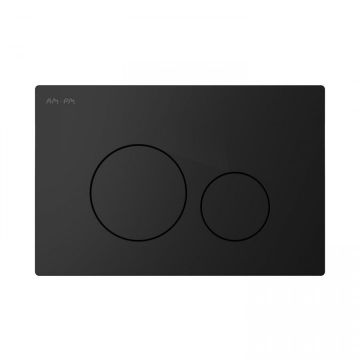 Клавиша пневматическая AM.PM (АМ.ПМ) Pro L, пластик, черный матовый, I049038