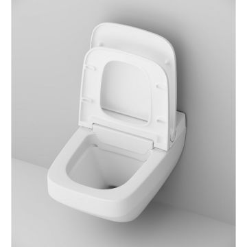 Инсталляция AM.PM (АМ.ПМ) с подвесным унитазом FlashClean, коллекция Inspire V2.0, материал: стекло, в комплекте: крышка-биде CleanCare, клавиша Touchless Pro, черный. IS450A38.CCC50A