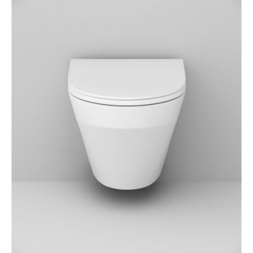 Инсталляция AM.PM (АМ.ПМ) с клавишей Touchless Pro стекло черное, с подвесным унитазомInspire FlashClean, с сидушкой микролифт IS450A38.501700