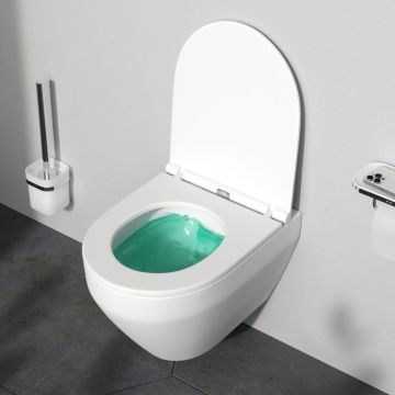 Подвесной унитаз AM.PM (АМ.ПМ) Spirit V2.0, белый, с сиденьем микролифт, сиденье, C701700MWSC