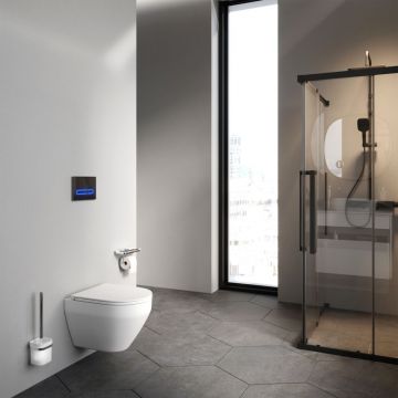 Подвесной унитаз AM.PM (АМ.ПМ) Spirit V2.0, белый, с сиденьем микролифт, сиденье, C701700MWSC