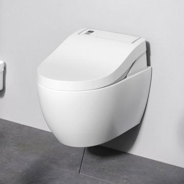 Подвесной унитаз AM.PM (АМ.ПМ) Awe, с электронной крышкой биде, белый, C111739SC