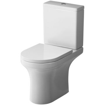 Унитаз компакт AM.PM (АМ.ПМ) X-joy 2.0, без ободка, с сиденьем микролифт, белый, C85A8601SC