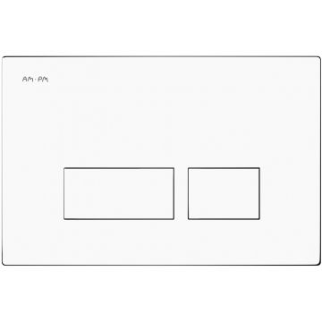 Клавиша для инсталляции AM.PM (АМ.ПМ) Pro S, пластик, белый глянцевый, I047001