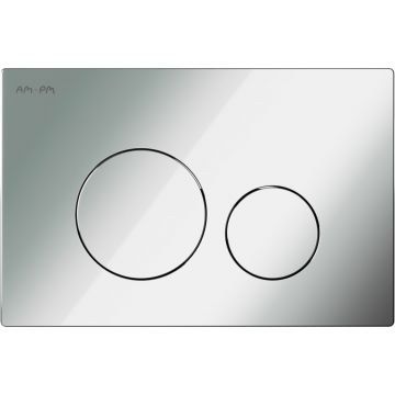 Клавиша для инсталляции AM.PM (АМ.ПМ) Pro L, пластик, глянцевый хром, хром глянцевый, I049051