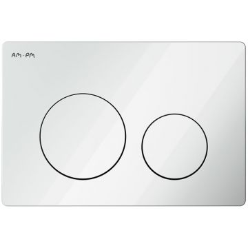 Клавиша для инсталляции AM.PM (АМ.ПМ) PrimeFit L, пластик, белый глянцевый, I090101