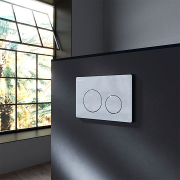 Клавиша для инсталляции AM.PM (АМ.ПМ) PrimeFit L, пластик, хром глянцевый, I090151