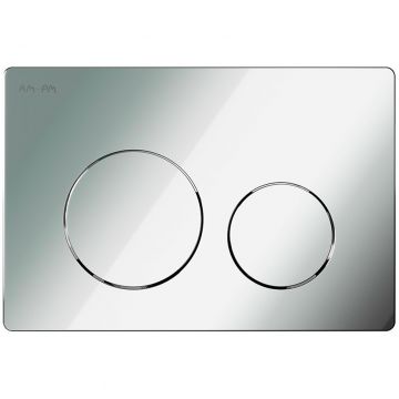 Клавиша для инсталляции AM.PM (АМ.ПМ) PrimeFit L, пластик, хром глянцевый, I090151