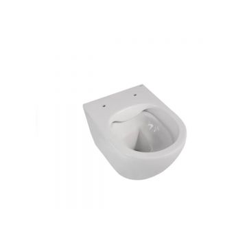 Унитаз Abber (Аббер) Bequem AC1100 подвесной белый, безободковый