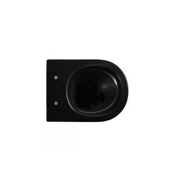 Унитаз Abber (Аббер) Bequem AC1100MB подвесной черный матовый, безободковый