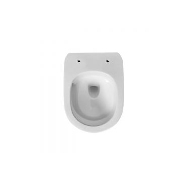 Унитаз Abber (Аббер) Bequem AC1129 подвесной белый, безободковый, смыв торнадо