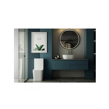 Унитаз Abber (Аббер) Rechteck AC1210T компакт белый, безободковый, смыв торнадо