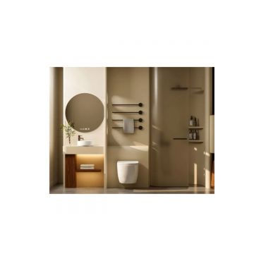 Унитаз Abber (Аббер) Bequem AC1100T подвесной белый, безободковый, смыв торнадо