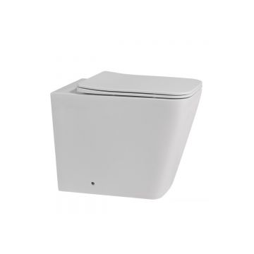 Унитаз Abber (Аббер) Rechteck AC1211 приставной белый, безободковый