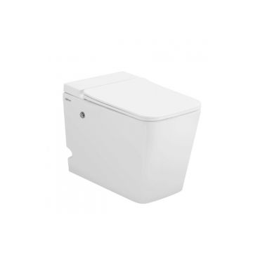 Унитаз Abber (Аббер) Rechteck AC1213P приставной белый с импульсным смывом