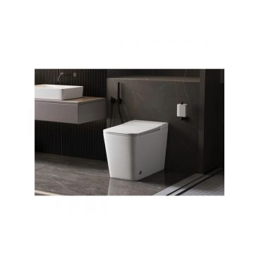 Унитаз Abber (Аббер) Rechteck AC1213P приставной белый с импульсным смывом