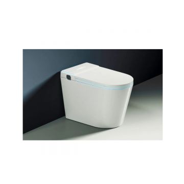 Электронный унитаз-биде Abber (Аббер) Bequem AC1117S приставной белый