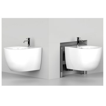 Биде Abber (Аббер) Bequem AC1150MW подвесное белое матовое