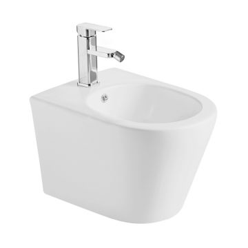 Биде Abber (Аббер) Bequem AC1151MW подвесное белое матовое