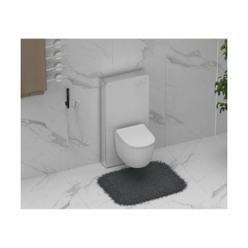 Инсталляционный модуль внешнего монтажа Abber (Аббер) AC0107MW для подвесного унитаза, белый