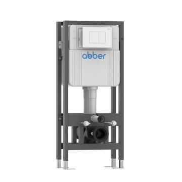 Инсталляция двойная самонесущая Abber (Аббер) AC0106 для двух подвесных унитазов