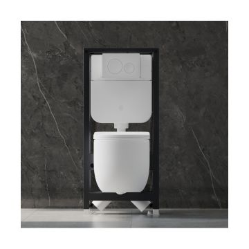 Инсталляция двойная самонесущая Abber (Аббер) AC0106 для двух подвесных унитазов